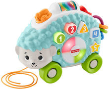 Load image into Gallery viewer, Thomas &amp; Friends Fisher-Price Linkimals Happy Shapes Hedgehog - Interactive Educational Toy with Music and Lights for Baby Ages 9 Months &amp; Up, Multi Color