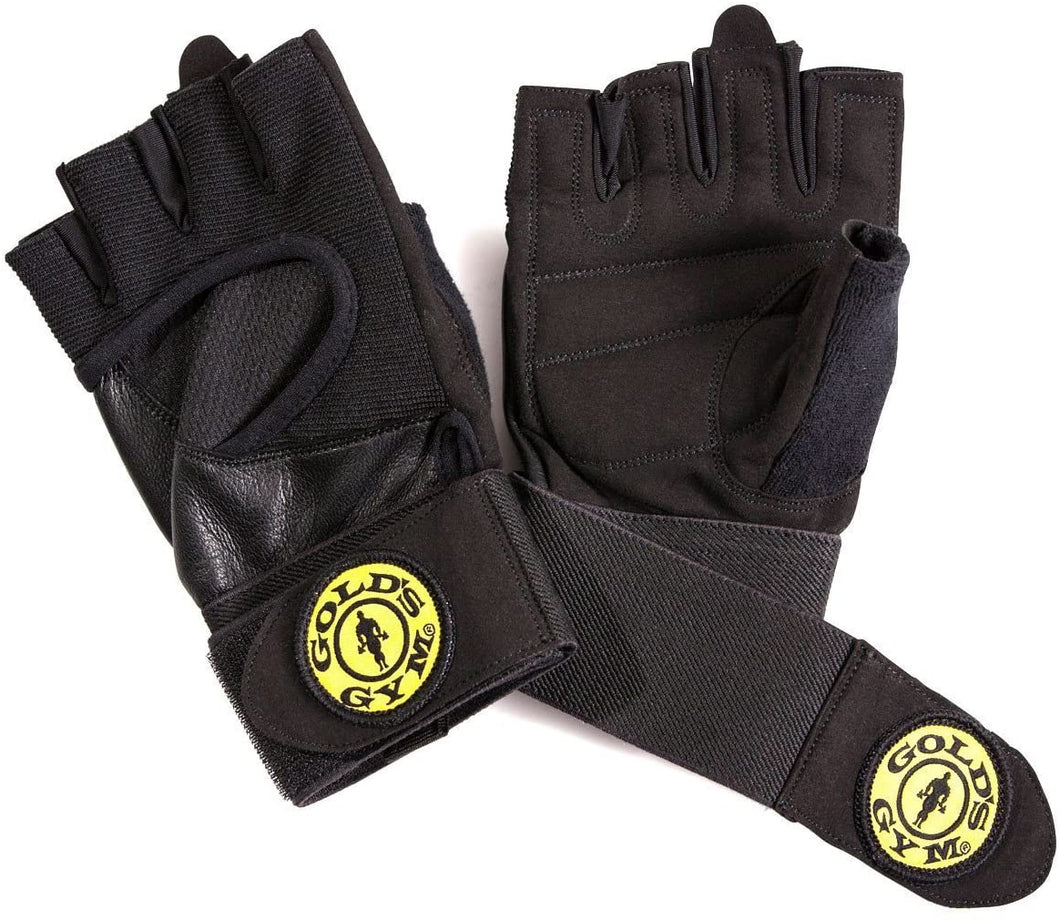 Gold's Gym Wrist Wrap Glove with Adjustable Strap (XS/S)