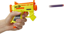 Load image into Gallery viewer, NERF Fortnite Micro AR-L Microshots Dart-Firing Toy Blaster &amp; 2 Official Elite Darts for Kids, Teens, Adults