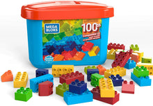 Load image into Gallery viewer, Mega Bloks Open-Ended Play Brick Box for Junior Builders: Building Toys for Creative Play (100 Pieces)