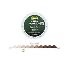 Load image into Gallery viewer, Green Mountain Breakfast Blend Light Roast K-Cups for Keurig (box of 18)