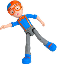 Load image into Gallery viewer, Blippi Talking Figure, 9-inch Articulated Toy with 8 Sounds and Phrases, Poseable Figure Inspired by Popular YouTube Edutainer