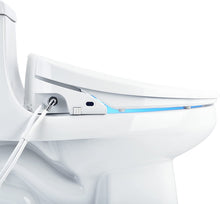 Load image into Gallery viewer, Brondell Swash 1400 Luxury Bidet Toilet Seat with Dual Stainless-Steel Nozzles and Nanotechnology Nozzle Sterilization| Endless Warm Water | Warm Air Dryer Nightlight