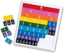 Load image into Gallery viewer, Learning Resources Rainbow Fraction Tiles, Early Math Skills, Visual Aid, Ages 7+