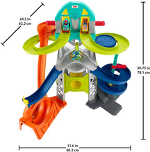 Load image into Gallery viewer, Fisher-Price Little People Launch and Loop Raceway, Vehicle Playset for Toddlers and Preschool Kids