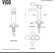 Load image into Gallery viewer, VIGO Paloma Single Hole Bathroom Faucet