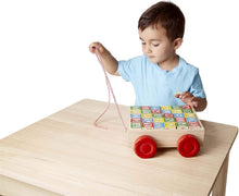 Load image into Gallery viewer, Melissa &amp; Doug Classic ABC Block Cart