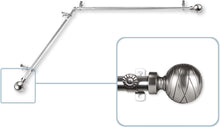 Load image into Gallery viewer, Rod Desyne Arman Corner Single Curtain Rod Set