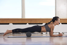 Load image into Gallery viewer, Gaiam Restore Foam Roller with Self-Guided Exercise Illustrations Printed on Massage Roller, 18 Inch