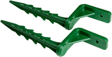 Load image into Gallery viewer, Gorilla Playsets 07-0016-P Ground Stakes for Playsets, Swing Sets (Pair), Green