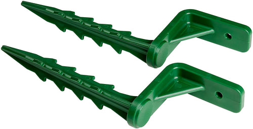Gorilla Playsets 07-0016-P Ground Stakes for Playsets, Swing Sets (Pair), Green