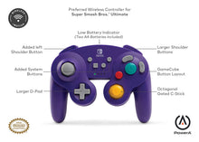 Load image into Gallery viewer, PowerA Wireless GameCube Style Controller for Nintendo Switch - Purple