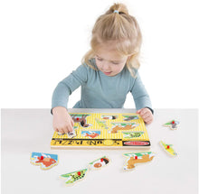 Load image into Gallery viewer, Melissa &amp; Doug Pets Sound Puzzle - Wooden Peg Puzzle With Sound Effects (8 pcs)