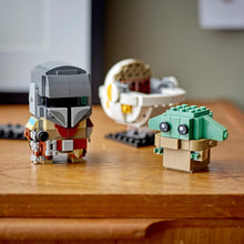 Load image into Gallery viewer, LEGO BrickHeadz Star Wars The Mandalorian &amp; The Child 75317 Building Kit, Toy for Kids and Any Star Wars Fan Featuring Buildable The Mandalorian and The Child Figures, New 2020 (295 Pieces)