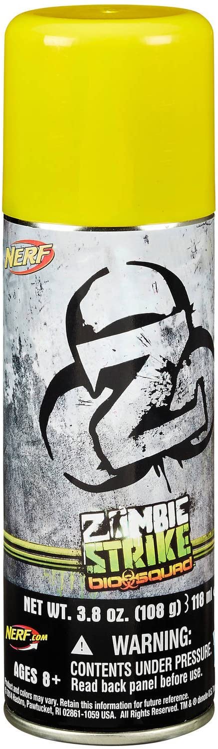 Hasbro Nerf Zombie Strike Biosquad Zombie Repellent Can