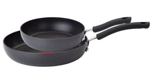 Load image into Gallery viewer, T-fal E765SC Hard Anodized Cookware Set, Nonstick Pots and Pans Set, Thermo-Spot Heat Indicator, 12 Piece, Gray