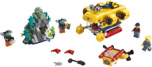 Load image into Gallery viewer, LEGO City Ocean Exploration Submarine 60264, with Toy Submarine, Coral Reef Setting, Underwater Drone, Glow in The Dark Anglerfish Figure and 4 Explorer Minifigures, New 2020 (286 Pieces)