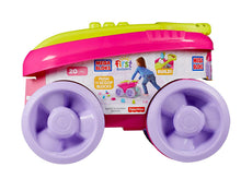 Load image into Gallery viewer, Mega Bloks Block Scooping Wagon Building Set Pink