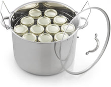 Load image into Gallery viewer, McSunley 620 Medium Stainless Steel Prep N Cook Water Bath Canner, 21.5 Quart, Silver