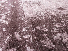 Load image into Gallery viewer, Unique Loom La Jolla Collection Tone-on-Tone Traditional Purple Area Rug (7' 0 x 10' 0)