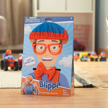Load image into Gallery viewer, Blippi Costume Roleplay Accessories, Perfect for Dress Up and Play Time - Includes Iconic Orange Bow Tie, Suspenders, Hats and Glasses, for Young Children and Toddlers - Roleplay Set