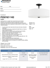 Load image into Gallery viewer, Progress Lighting P350167-143 Inspire Close-to-Ceiling, Black