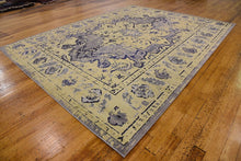 Load image into Gallery viewer, Unique Loom Medici Collection Floral Distressed Traditional Gray Area Rug