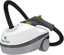 Load image into Gallery viewer, Steamfast SF-370 Canister Cleaner with 15 Accessories-All-Natural, Chemical-Free Pressurized Steam Cleaning for Most Floors, Counters, Appliances, Windows, Autos, and More, 64 inches, White