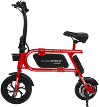 Load image into Gallery viewer, Swagtron 200W SWAGCYCLE Envy Steel Frame Folding Electric Bicycle e Bike w/Automatic Headlight – Reach 10 mph; 264 lbs Max Load