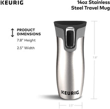 Load image into Gallery viewer, Keurig Contigo AUTOSEAL Coffee Travel Mug West Loop Vacuum Insulated with Easy-Clean Lid