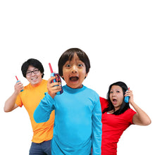 Load image into Gallery viewer, Ryans World FRS Walkie Talkies for Kids with Lights and Sounds Kid Friendly Easy to Use