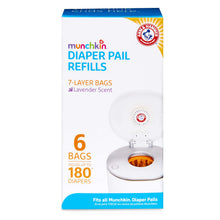 Load image into Gallery viewer, Munchkin Arm &amp; Hammer Diaper Pail Snap with Seal and Toss Refill Bag