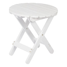 Load image into Gallery viewer, Shine Company 4108N Adirondack Round Folding Table, Natural
