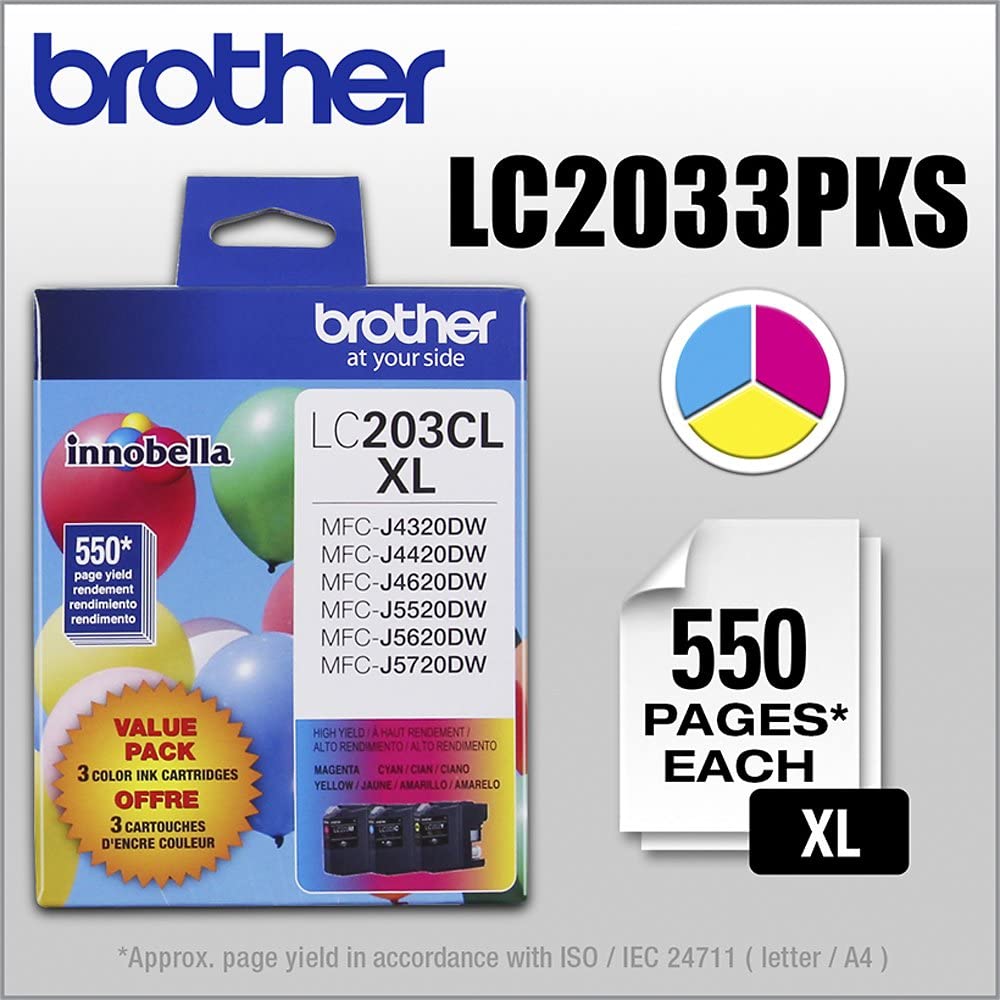 High Yield XL 3 Pack Color Ink