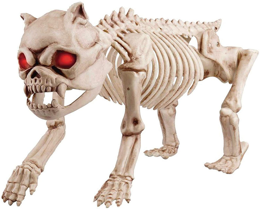 Home Accents Holiday 19 in. Animated Skeleton Dog