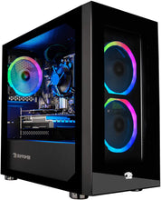 Load image into Gallery viewer, iBUYPOWER Pro Gaming PC Computer Desktop FHW002 (Intel i3 9100F 3.6GHz, NVIDIA GT 710 1GB, 8GB DDR4 RAM, 120GB SSD, 1TB HDD, WiFi Ready, Windows 10 Home)