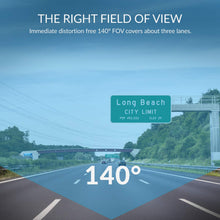 Load image into Gallery viewer, YI Nightscape Dash Cam, 1080p Smart Wi-Fi Car Camera with Heat-Resistant Supercapacitor, Superb Night Vision, Sony Sensor, 140° FOV, 2.4”Screen, Phone App - Black