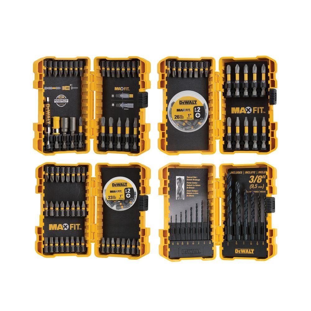 DEWALT Maxfit Screwdriving and Drill Bit Set (140-Piece)