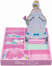 Load image into Gallery viewer, Melissa &amp; Doug Disney Cinderella, Belle &amp; Rapunzel Magnetic Dress Up Bundle