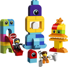 Load image into Gallery viewer, LEGO DUPLO THE LEGO MOVIE 2 Emmet and Lucy’s Visitors from the DUPLO Planet 10895 Building Bricks (53 Pieces) (Discontinued by Manufacturer)