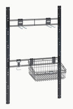 Load image into Gallery viewer, Suncast 3 Hanger and Vertical Tool Hook Bracket Set for Sierra and Everett Shed Models, Black