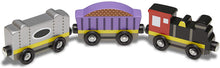 Load image into Gallery viewer, Melissa &amp; Doug Wooden Train Cars (8-Piece Train Set, Great Gift for Girls and Boys - Best for 3, 4, 5 Year Olds and Up)