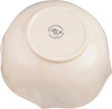 Load image into Gallery viewer, The Pioneer Woman Farmhouse Lace 10" Linen Serving Bowl