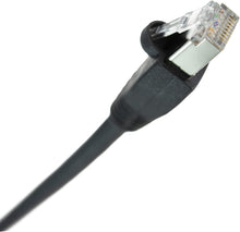 Load image into Gallery viewer, NTW Cat 6 Snagless Shielded Ethernet Network Patch Cable Black -345-S6-001BK