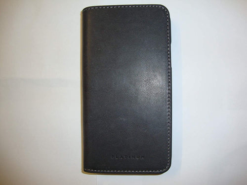 Genuine American Leather Folio Case for Apple iPhone X - Charcoal