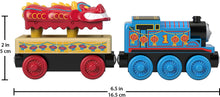 Load image into Gallery viewer, Thomas &amp; Friends Wood Thomas &amp; The Chinese Dragon Wooden Train Engine, Cargo Car, and Dragon Figure
