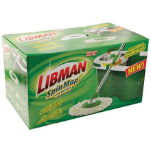 Load image into Gallery viewer, Libman Mop and Bucket Green/White Spin Mop &amp; Bucket