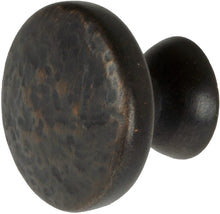 Load image into Gallery viewer, GlideRite Hardware 5080-ORB-10 Round Hammered Cabinet Knobs