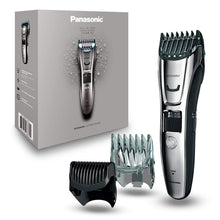 Load image into Gallery viewer, Panasonic Body and Beard Trimmer for Men ER-GB80-S, Cordless/Corded Hair Clipper, 3 Comb Attachments and 39 Adjustable Trim Settings, Washable