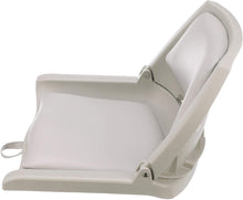 Load image into Gallery viewer, Attwood 98391GY Padded Boat Seat, Gray, Molded Plastic Frame, 20 Inches W x 17 Inches D x 12 Inches H